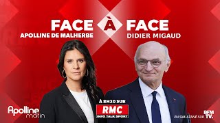 🔴 DIRECT - L'intégrale de l'interview de Didier Migaud, ministre de la Justice, sur RMC