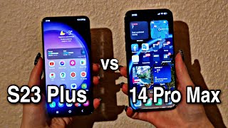 Samsung Galaxy S23 Plus vs iPhone 14 Pro Max | Speed Test | Snapdragon 8 gen 2 vs A16 Bionic