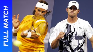 18-year-old Rafael Nadal vs 22-year-old Andy Roddick | US Open 2004 Round 2 Full Match