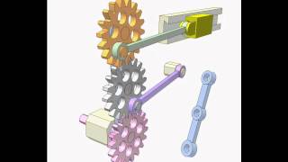 Three-gear stroke multiplier