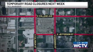 Road closures to take effect next week for Washington Square Right-of-Way Restoration in Tallahas...