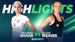 🇪🇬 Gohar v Weaver 🇺🇸 | PSA Squash Tour Finals 2024/25 | FINAL HIGHLIGHTS