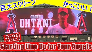 エンジェルスのスターティング・ラインナップ 2021【大谷翔平選手】打者バージョン Starting Line Up for Your Angels 2021