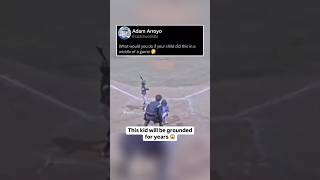 Kid Crashes Out Baseball