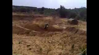 whip bubba scrub  on a 125 at dmp finno supercross motocross