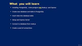 Build a RESTful API with Node.js, Express and PostgreSQL - learn API