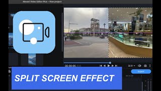 How to Make EASY Split Screen Video | Movavi Video Editor Plus (2022) Tutorial