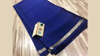 KSIC Grade Mysore Crepe Silk Sarees (80 GSM)