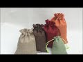 imitation linen hessian drawstring pouches jute bags