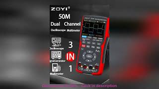 ZOYI ZT-703S 3-in-1 Oscilloscope Multimeter with 3.5 Inch IPS Display,25000 Counts, Dual Channel 5