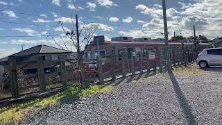 ピンクニュージンジャー号　外川駅発車　　#銚子電鉄　＃外川駅