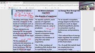 Chapter (1)💥💥Lesson 9💥💥 environmental balance💥💥