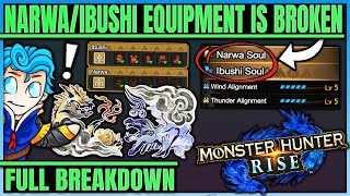 Ibushi + Narwa Soul \u0026 Fortunate = BROKEN - Elder Dragon Equipment Explained - Monster Hunter Rise!