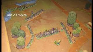 Warmaster Battle Report Empire vs Vampires 2000 pts