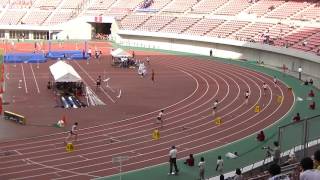 平成29年度新潟県総体陸上　女子4x100mR準決勝3組/3