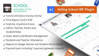 School Management System for Wordpress | Codecanyon Scripts and Snippets