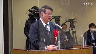 東奥賞贈呈式　中村光男さん祝辞（弘前市医師会健診センター所長）