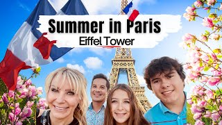 Summer In Paris: Eiffel Tower & American Travel Family Vlog