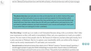 Entry level IT interview preparation | Questions and Success