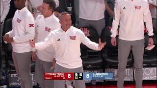 JT Toppin \u0026 Texas Tech coach EJECTED after questionable Flagrant 2 foul | ESPN College Basketball