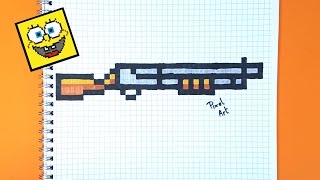 Comment Dessiner Un Sniper De Fortnite Pixel Art