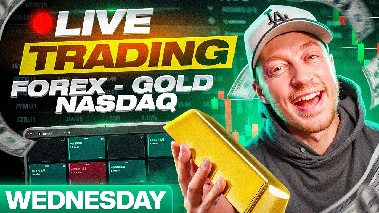 Live Trading Forex Gold And Nasdaq Last Stream Of The Week Youtube