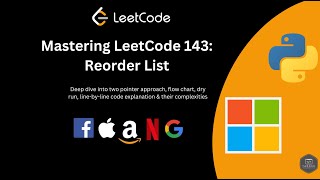 Mastering LeetCode 143: Reorder List | In-Depth Explanation | Python | DSA | Two Pointers | HackCode