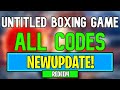 New Untitled Boxing Game Codes | Roblox Untitled Boxing Game Balrog Codes (June 2024)