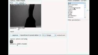 MAAHR - update - rapid switching of OpenCV filters using a Kinect