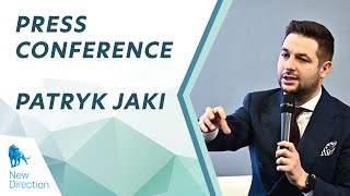 PRESS CONFERENCJE - PATRYK JAKI MEP