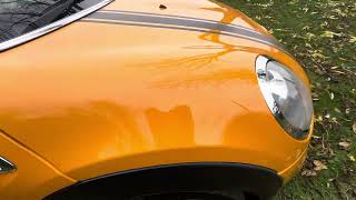 Volcanic orange Cooper S