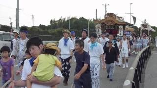 岡天満宮の屋台・西浜の屋台・北浜の神明丸（南房総市富浦）