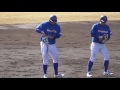 【2018年千葉ロッテマリーンズドラフト7位 二塁打！】2017 02 28松田 進 1 國學院久我山高→中央大→honda 第3打席