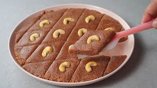 Sooji barfi recipe | Semolina halwa recipe | Gur Suji Halwa | Jaggery sooji barfi recipe | Yummy