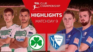 SpVgg Greuther Fürth - VfL Bochum 1848 | Highlights - 9. Spieltag | VBL Club Championship 2019/20