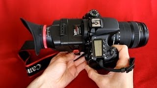 VF4 LCD View Finder by Carry Speed - Review (with Canon 70D DSLR 3.2 inch screen)