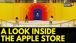 A Quick Sneak Peek Inside The Apple Store in Delhi | First Apple Store Opens in Delhi | English News