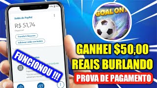 GANHEI $50 REAIS BURLANDO O GOGOAL !!! COMO BURLAR O GOGOAL E GANHAR $10 DÓLARES FÁCIL | FUNCIONOU