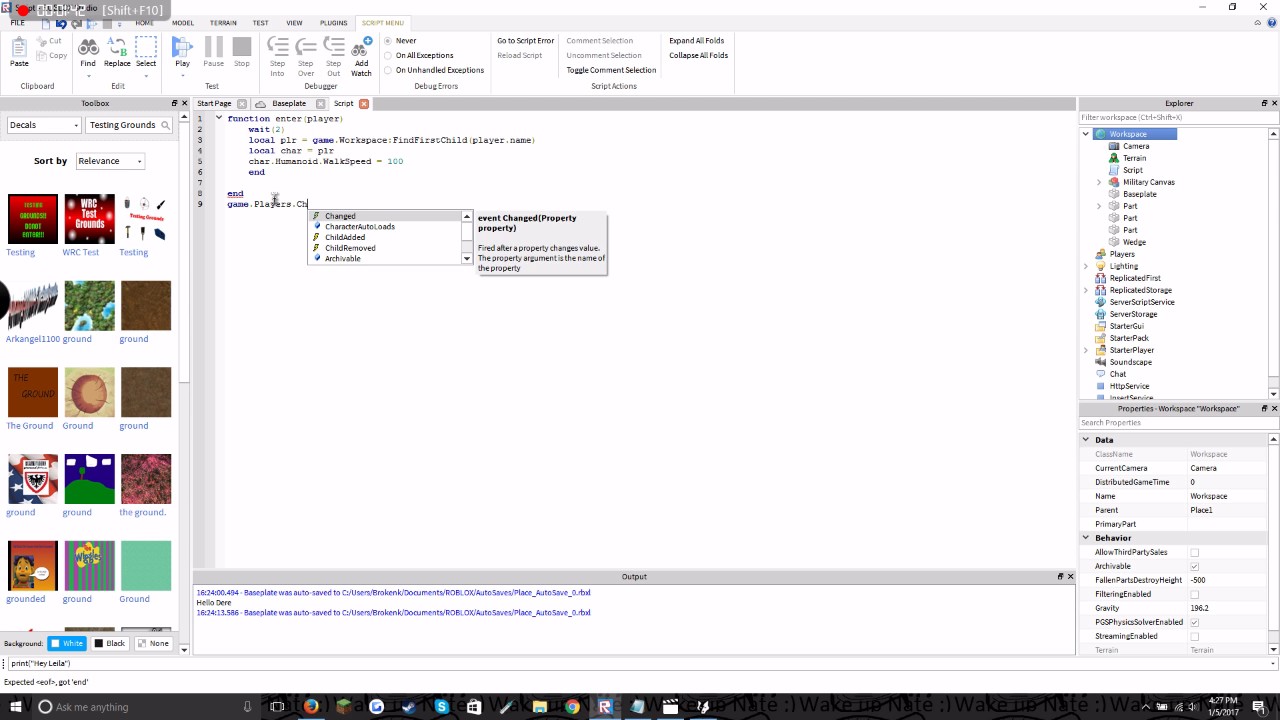 Roblox Walkspeed Script Tutorial Youtube