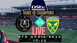 Orlando Pirates VS Golden Arrows PSL LIVE Match DStv Premiership