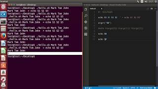 Shell Scripting Tutorial for Beginners [04] using Pass Arguments to a Bash Script.