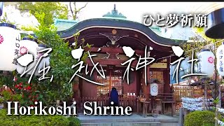 【一生に一度の願いが叶う神社】堀越神社 4K horikoshi Shrine Tennoji Osaka Japan