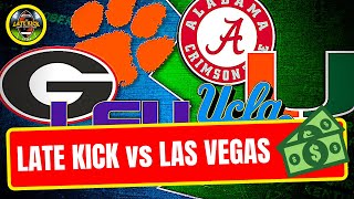 College Football Betting Lines | Late Kick vs Las Vegas (Late Kick Cut)