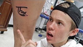 THEY LOST THE BET! (REAL TATTOO)