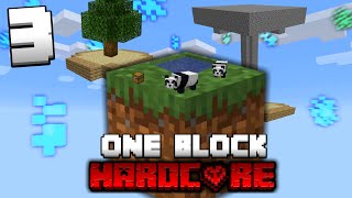 Minecraft One Block Skyblock, but it's HARDCORE! (#3)