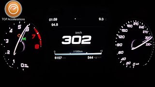 Alfa Romeo Giulia Quadrifoglio (510 HP) Sound & Acceleration 0-300 km/h