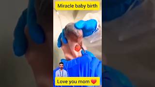 miracle baby birth😥 #baby #birth #junior #respectmother