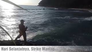 Mancing wow... Stright Dahsyat Giant Travaily (GT)