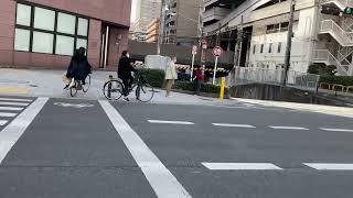 視覚障害の白杖walk 片道4車線の千日前通りを音声信号を頼りに渡ってみました