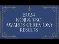 2024 Koji & YSC Awards Ceremony Results